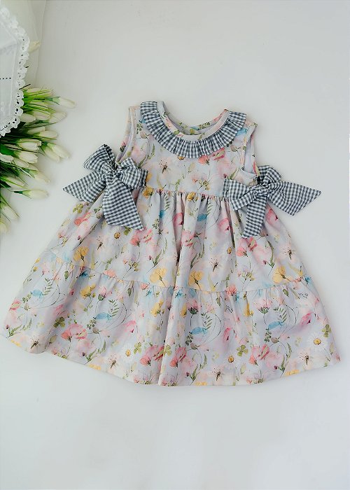 Vestido Bebê Floral Candy Color