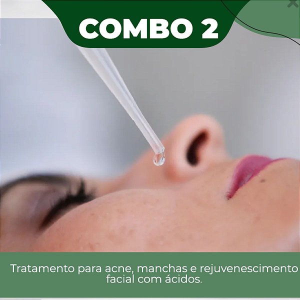 Tratamento Facial: Acne, Rejuvenescimento e Manchas 03 Procedimentos Combo 02