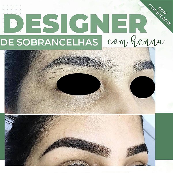 Curso de Designer de Sobrancelhas com Aplicação de Henna