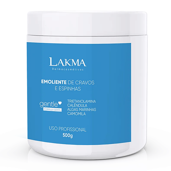 Creme Emoliente para Extração Limpeza de Pele Lakma