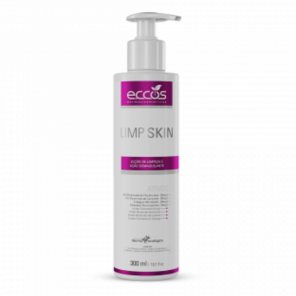 Limp Skin Loção Limpeza e Demaquilante Eccos Cosméticos
