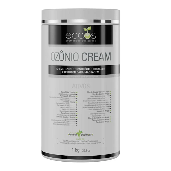 Creme Ozonizado Ozônio Cream 1kg Eccos
