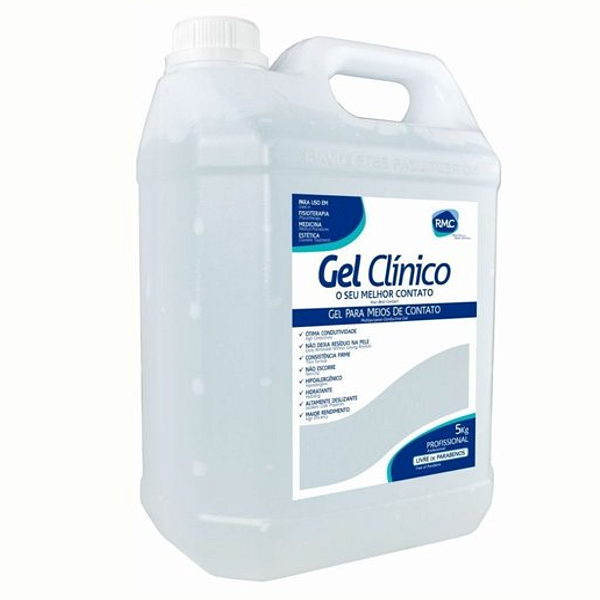 Gel Clínico Condutor Para Contato RMC 5KG 1KG
