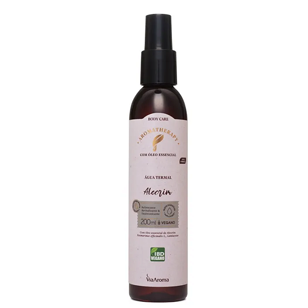 Água Termal Com Óleo Essencial de Alecrim 200ml - Via Aroma