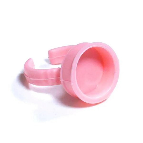 Anel Batoque Rosa Para Micropigmentação - 25 Unidades