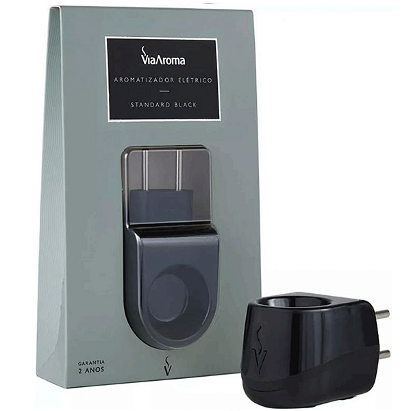 Aromatizador Elétrico Bivolt Standard Black Via Aroma