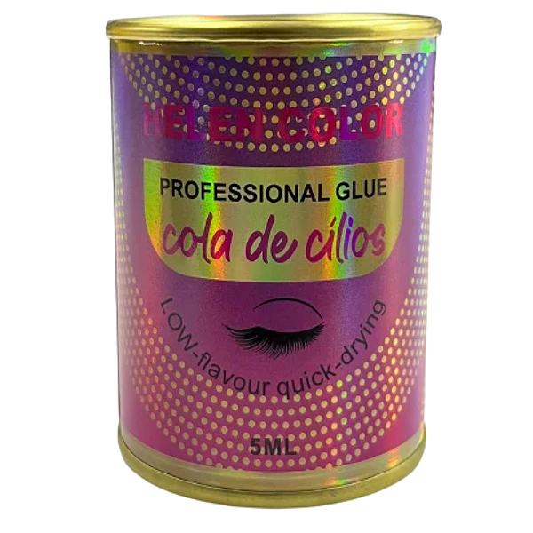 Cola De Cílios Profissional 5ml Helen Color