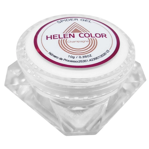 Gel Spider Efeito Teia de Aranha Para Unhas Gel 10g Helen Color