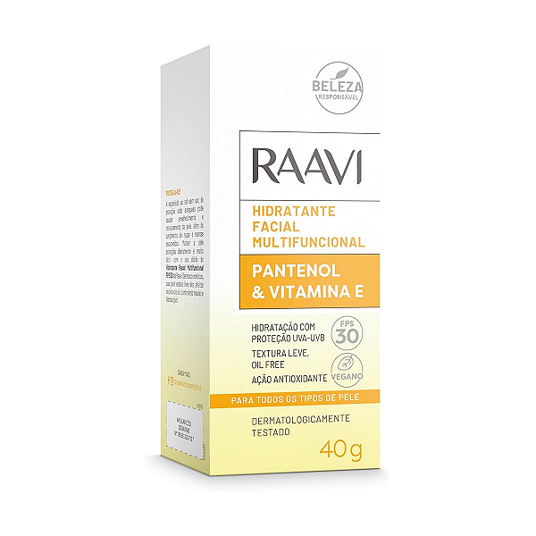 Hidratante Facial Multifuncional Fps30 Oil Free Raavi