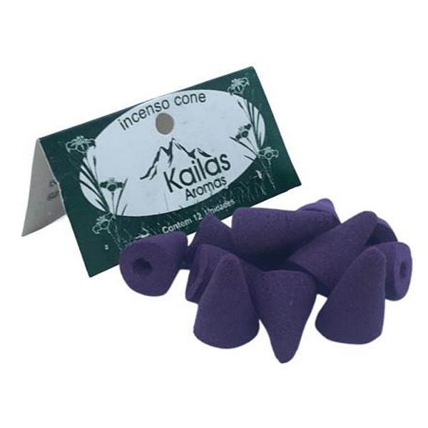 Incenso Cone Kaikas Aromas Alfazema 12 Cones