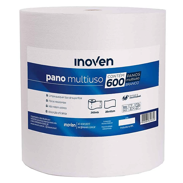 Pano Multiuso Inoven 28x240m 35G Branco