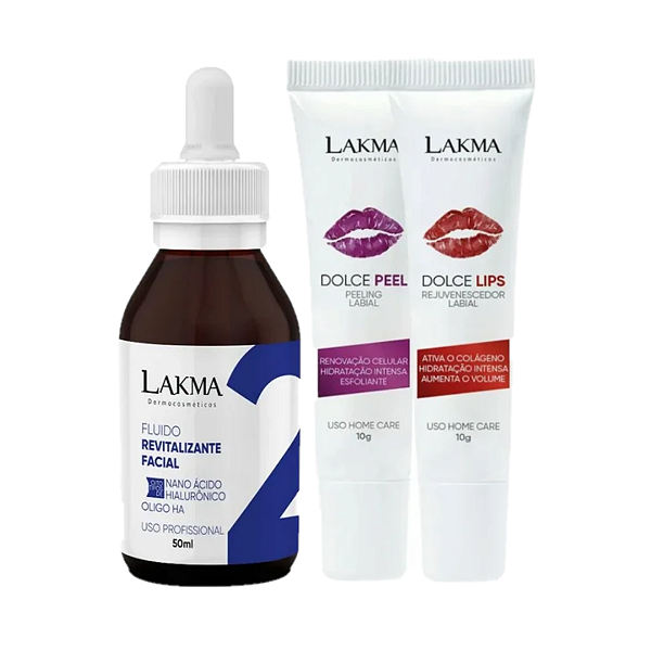 Kit Hidra Gloss Lábios Lakma