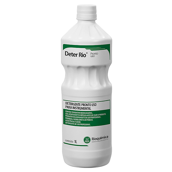 Detergente Enzimático DeterRio Limpeza Hospitalar 1L