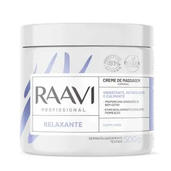 Creme de Massagem Relaxante 500g Raavi