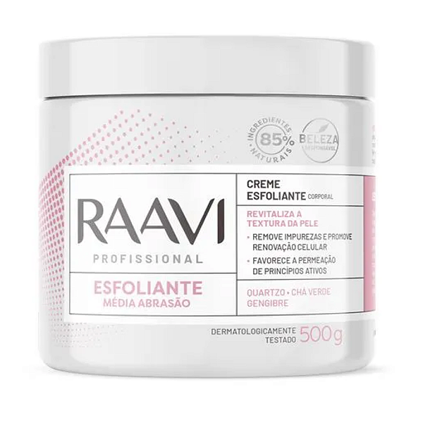 Creme Esfoliante Média Abrasão Raavi 500g