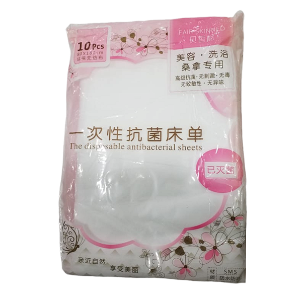 Folhas Descartáveis TNT Antibacteriano 80x180