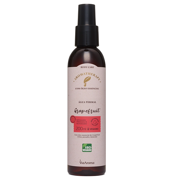 Água Termal Com Óleo Essencial Grapefruit 200ml ViaAroma