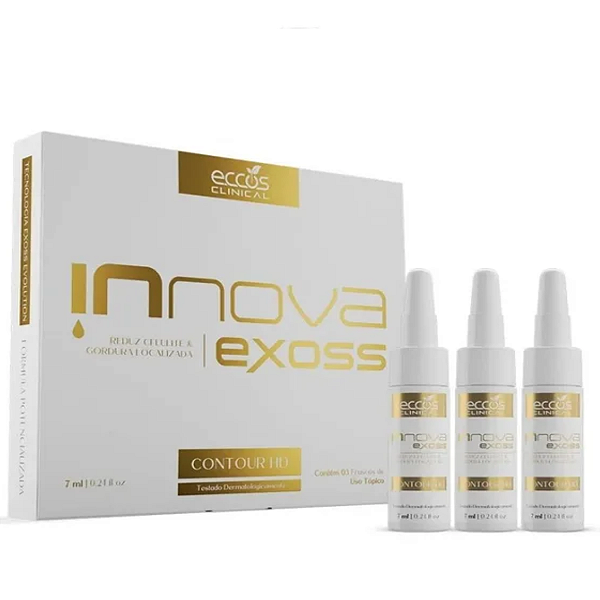 Innova Exoss Contour HD Ampolas Redutoras 3 Ampolas 7ml