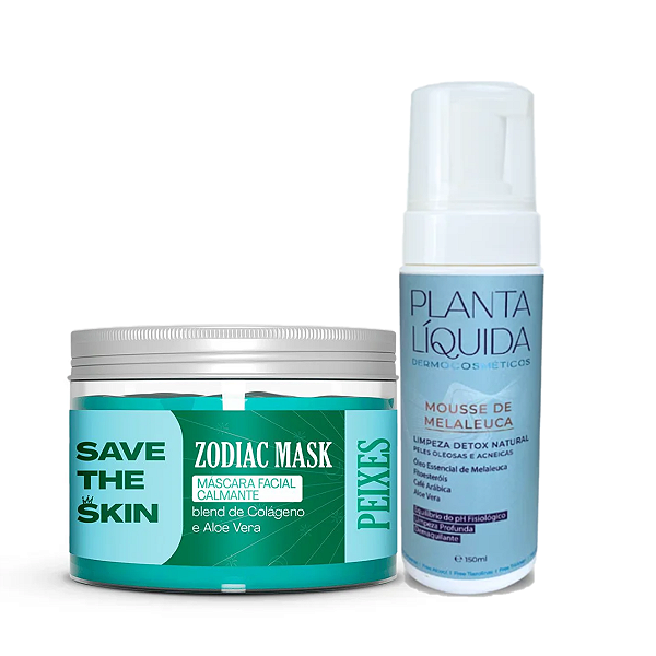 Máscara Facial Zodiáco e Sabonete Facial
