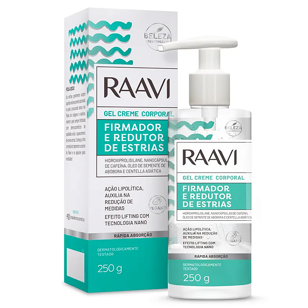Gel Creme Firmador Estrias 250g Raavi