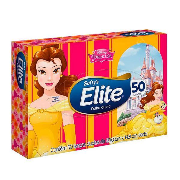 Lenço Papel Duplo 50 Lenços Elite