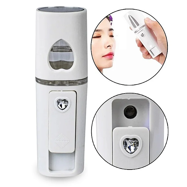 Nano Spray Vaporizador Umidificador Facial Cílios