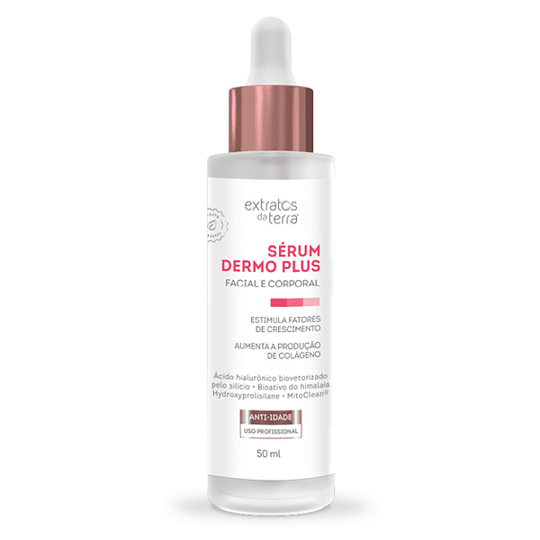 Sérum Dermo Plus Ácido Hialurônico 50ml Extratos Da Terra