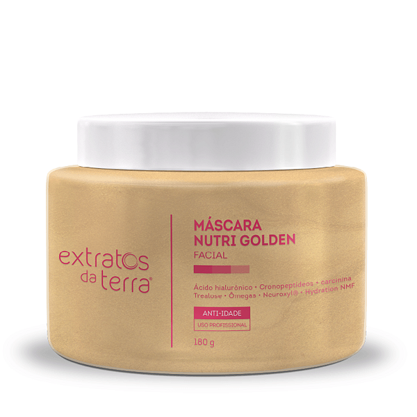 Máscara Nutri Golden Facial 180g Extratos da Terra