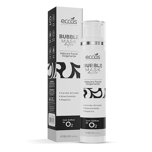 Bubble Mask Detox Máscara Facial Oxigenante Eccos