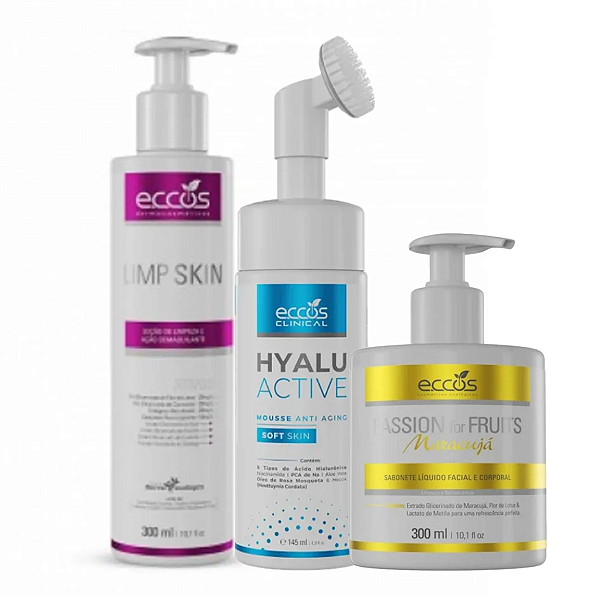 Kit Higienização Suave Facial Vegana Eccos
