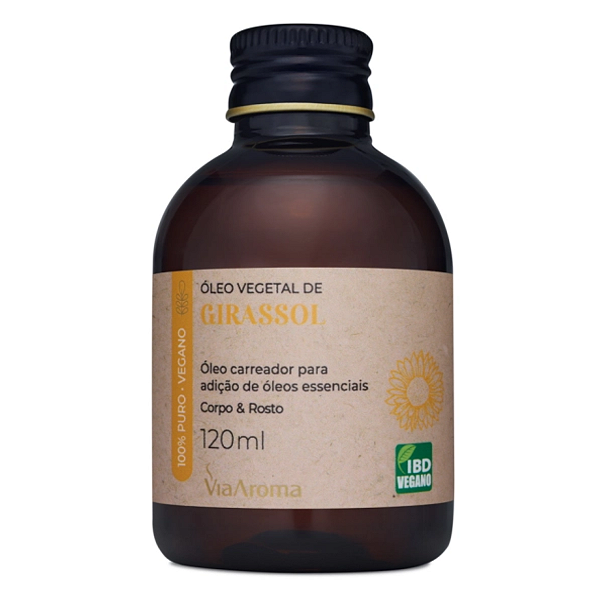 Óleo Vegetal de Girassol Via Aroma 120ml