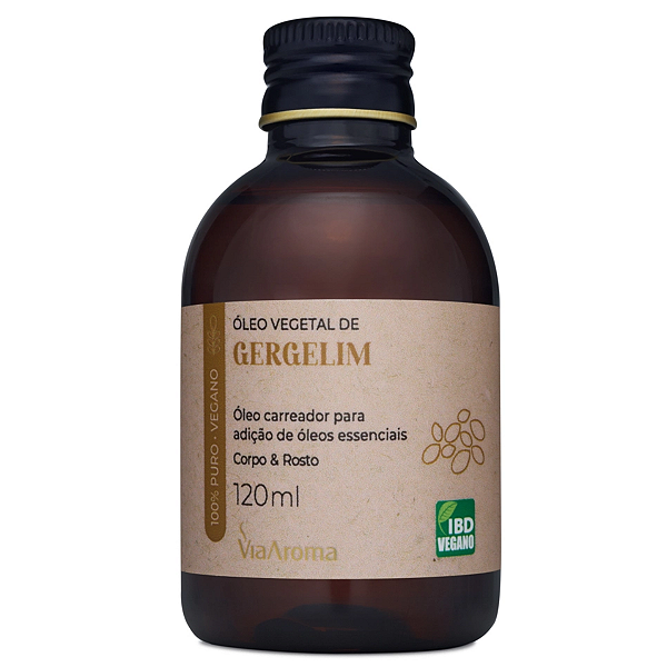 Óleo Vegetal de Gergelim Via Aroma 120ml