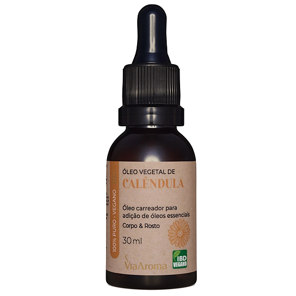 Óleo Vegetal de Calêndula Via Aroma - 30 ml