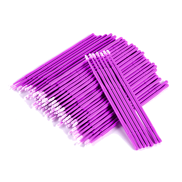Microbrush Microescova Bastonete Pontas Finas 100 Uni
