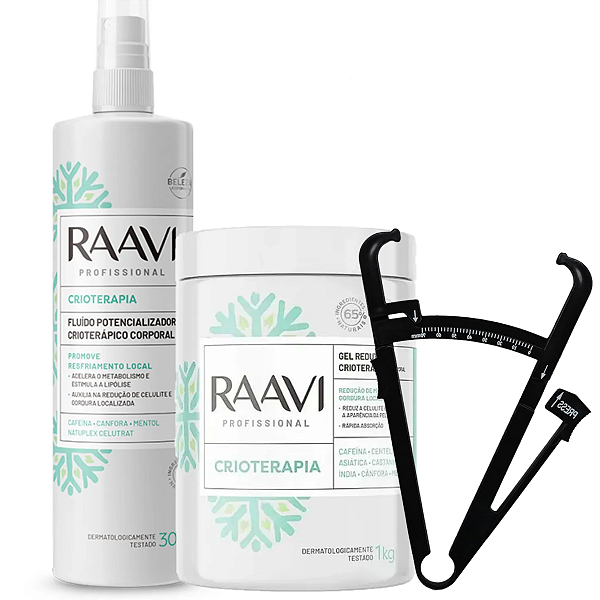 Kit Crioterapia Redutor de Medidas Corporal Raavi