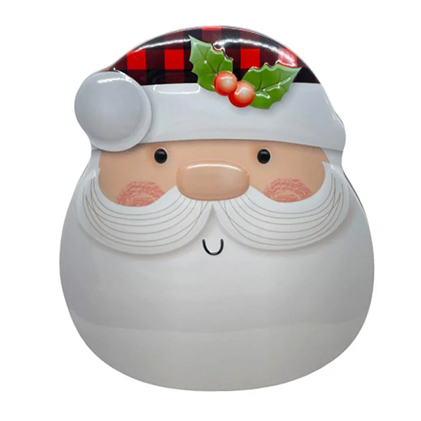 Lata de Metal de Natal Papai Noel