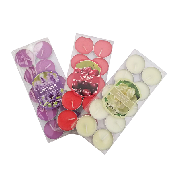 Velas Aromáticas Redondas 10 Unidades