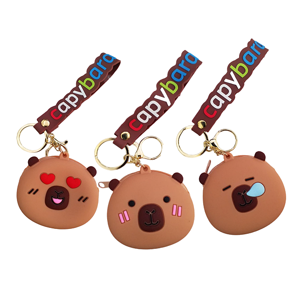 Chaveiro Porta Moedas Capybara