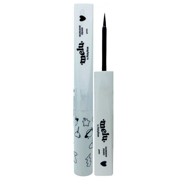 Delineador Líquido Preto Melu Ruby Rose