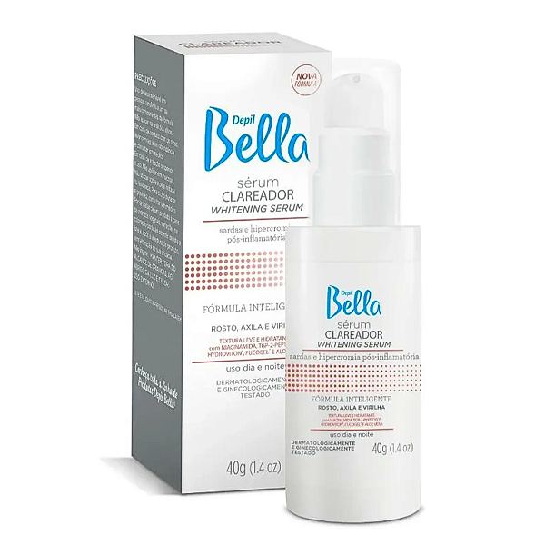 Sérum Clareador Rosto, Axila e Virilha 40g Depil Bella