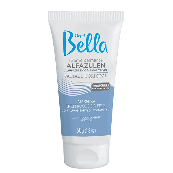 Creme Calmante Alfazulen Facial E Corporal Depil Bella 50g