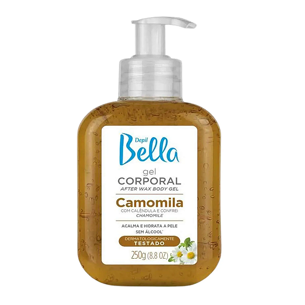 Gel Corporal Hidratante Depil Bella Camomila Calêndula 250g