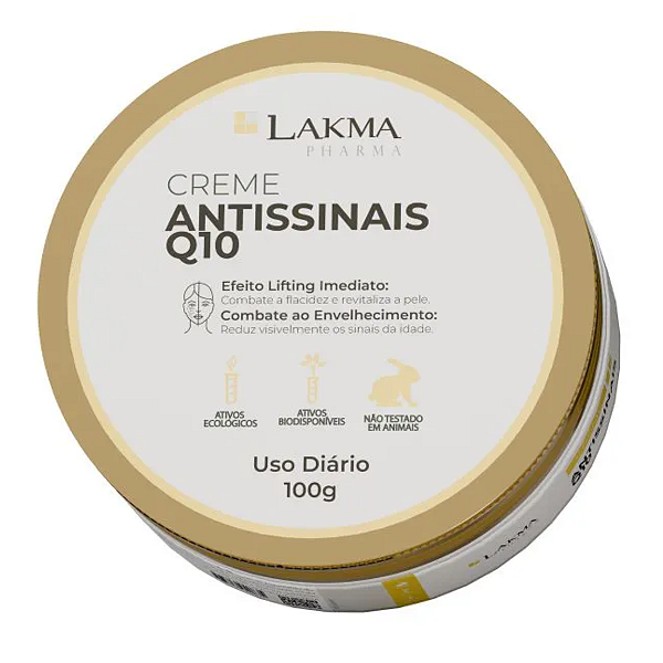 Creme Antissinais Q10 100g Lakma Pharma