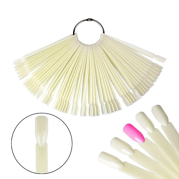 Mostruário De 50 Unhas Curvatura C