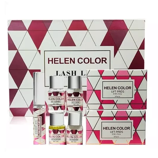 Kit Lash Lifting Permanente de Cílios Helen Color