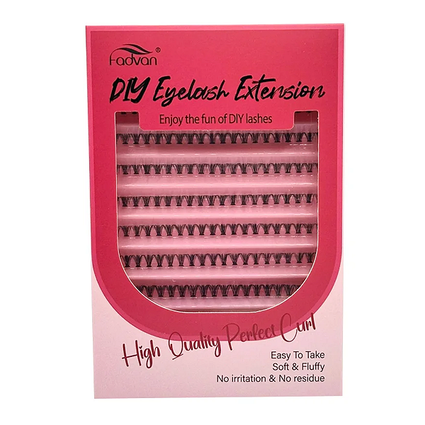 Cílios Tufo Fadvan DIY Eyelash Extension 20D-0.07D 8-14 mix