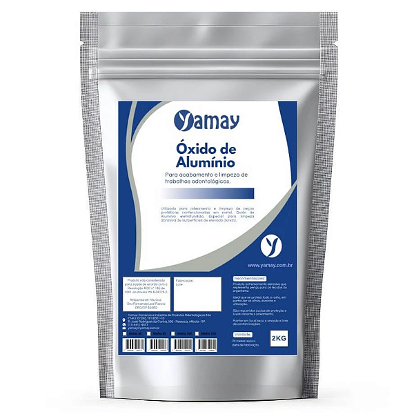 Oxido de Aluminio 100 Microns 2kg Yamay