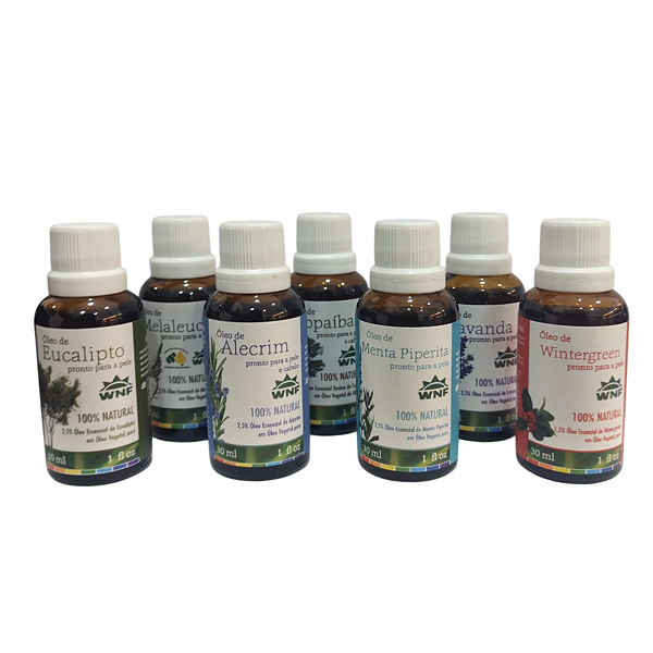 Óleo Essencial Pronto Para Uso Pele Cabelos WNF 30ml