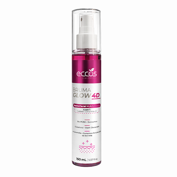 Tônico Facial Multifuncional 150ML Bruma Glow 4D Eccos