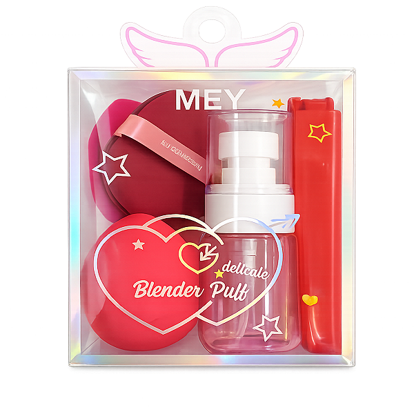 Kit Acessórios Viagem Spray Pente Esponja